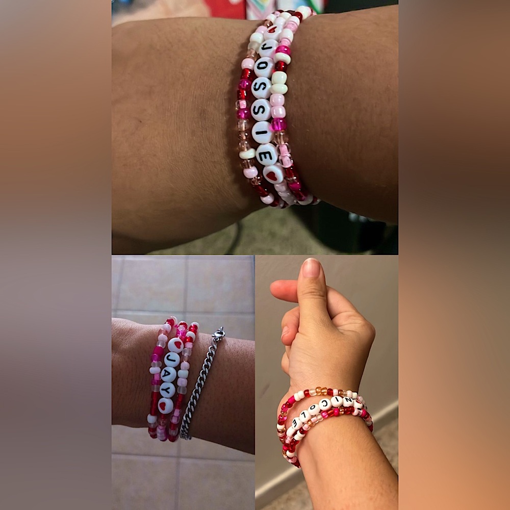 Custom Made Trio Friendship Bracelets! Color & Size Varies.